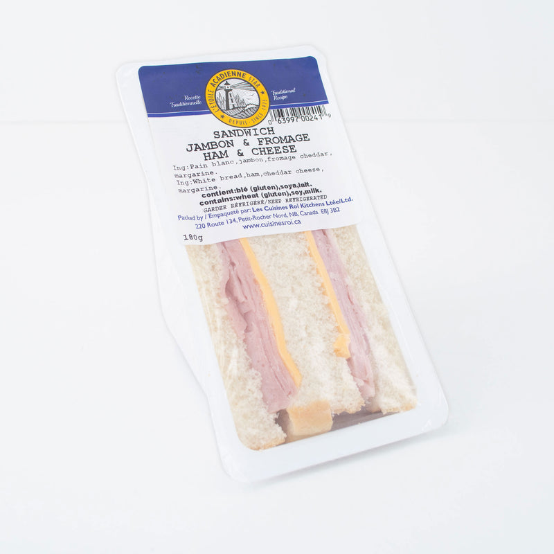 Ham & cheese sandwich - white bread